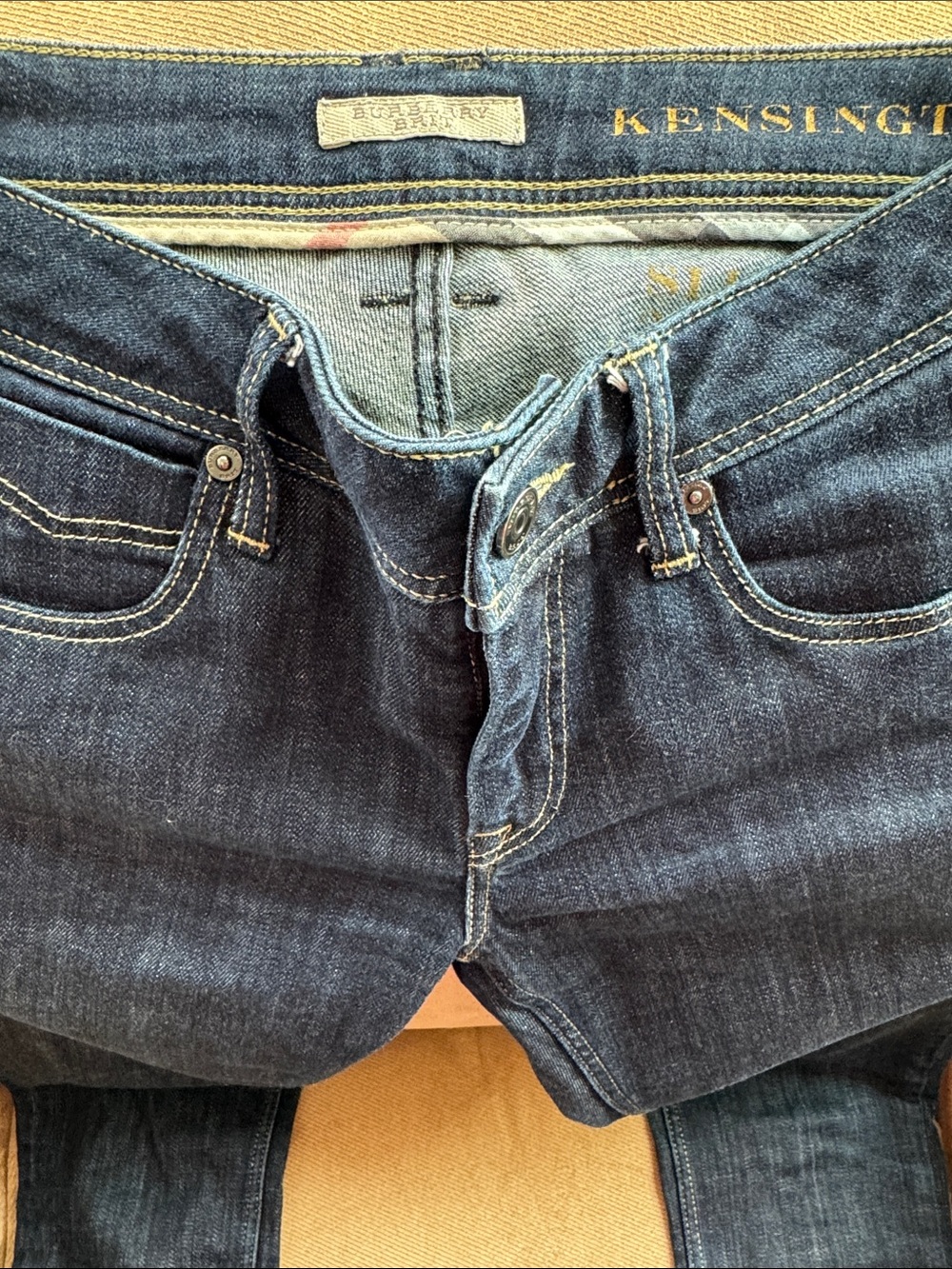 Burberry Dark Blue Skinny Jeans - Kensington
